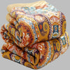 Sunrise Boho Reversible Blanket – Artistic Warmth with Dual-Sided Design