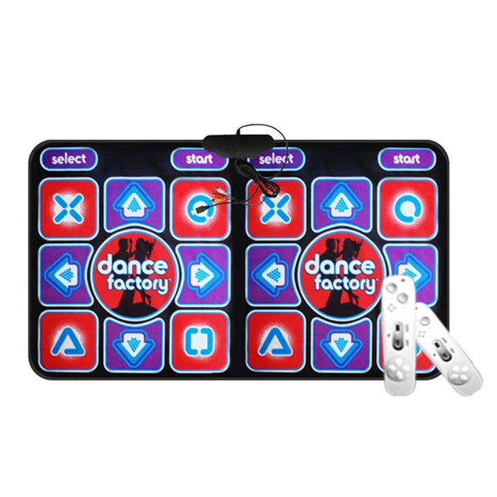 Double Dance Mat with Remote Control – RhythmFlex