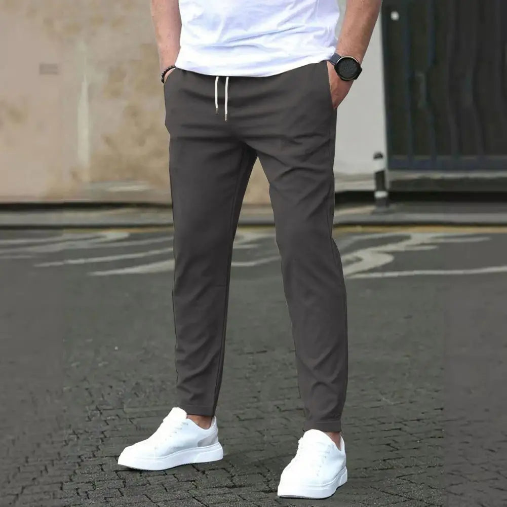 Men's Sporty Joggers with Pockets & Elastic Waistband