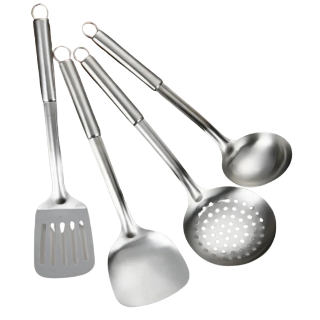 Titanium Cookware Set – Pot, Kitchen Utensils & Chopping Board | Essentials for a Sustainable Kitchen