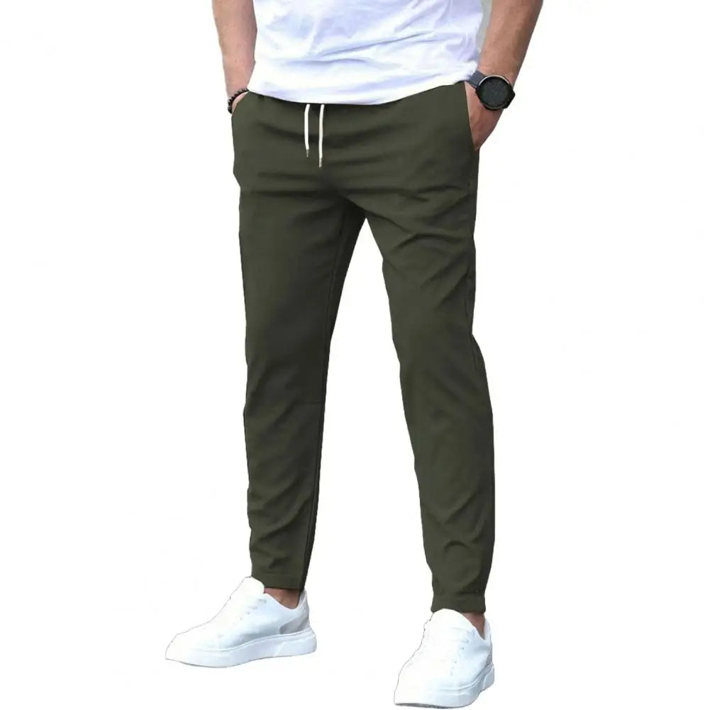 Men's Sporty Joggers with Pockets & Elastic Waistband