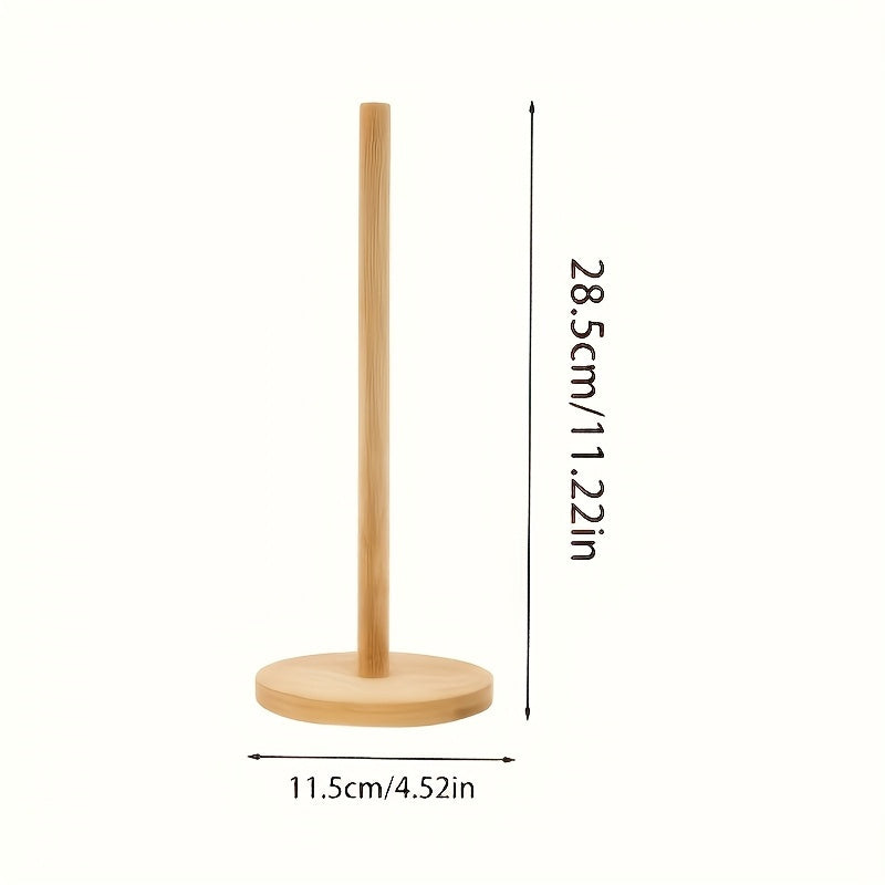 Bamboo Kitchen Roll Holder with Natural Finish – Elegant and Practical for the Worktop