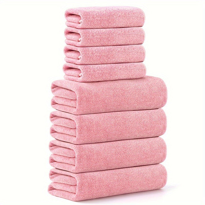 Coral Velvet Towel Set – Absorbent and Quick-Drying