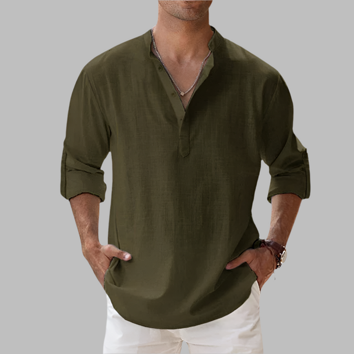 Men’s Relaxed Linenblend Summer Shirt