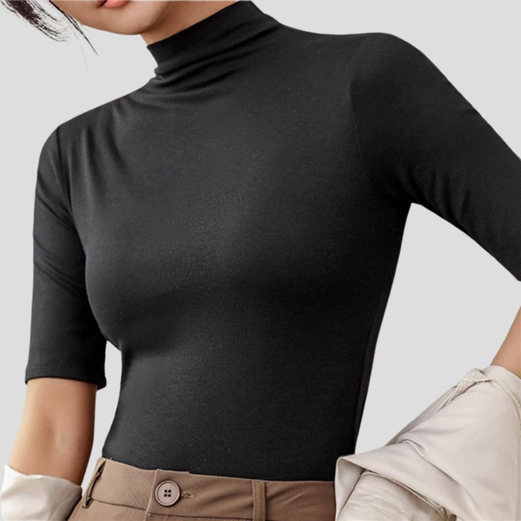 Women’s Ultra-Thin Seamless Turtleneck