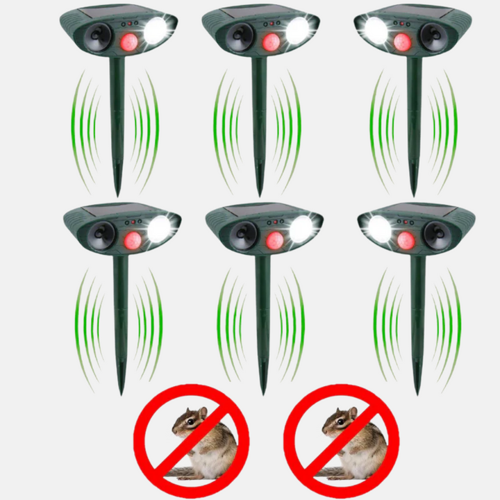 Ultrasonic Chipmunk Repeller and Solar Powered