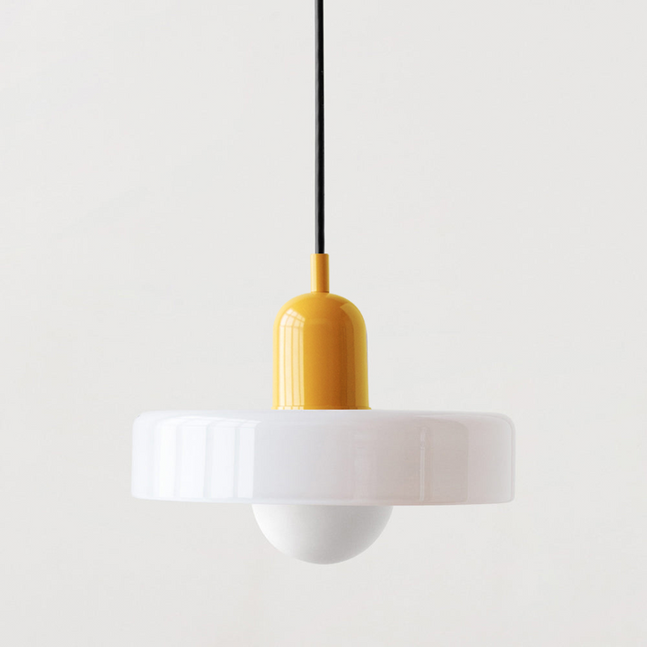 Colourful Bauhaus-Style Pendant Lamp - StiloGlas