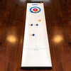Mini-Curling-Spiel für zu Hause mit rutschigen Steinen und magnetischen Stöcken