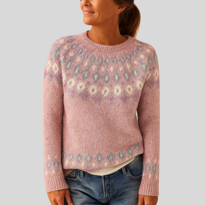 Women’s Printed Wool Sweater