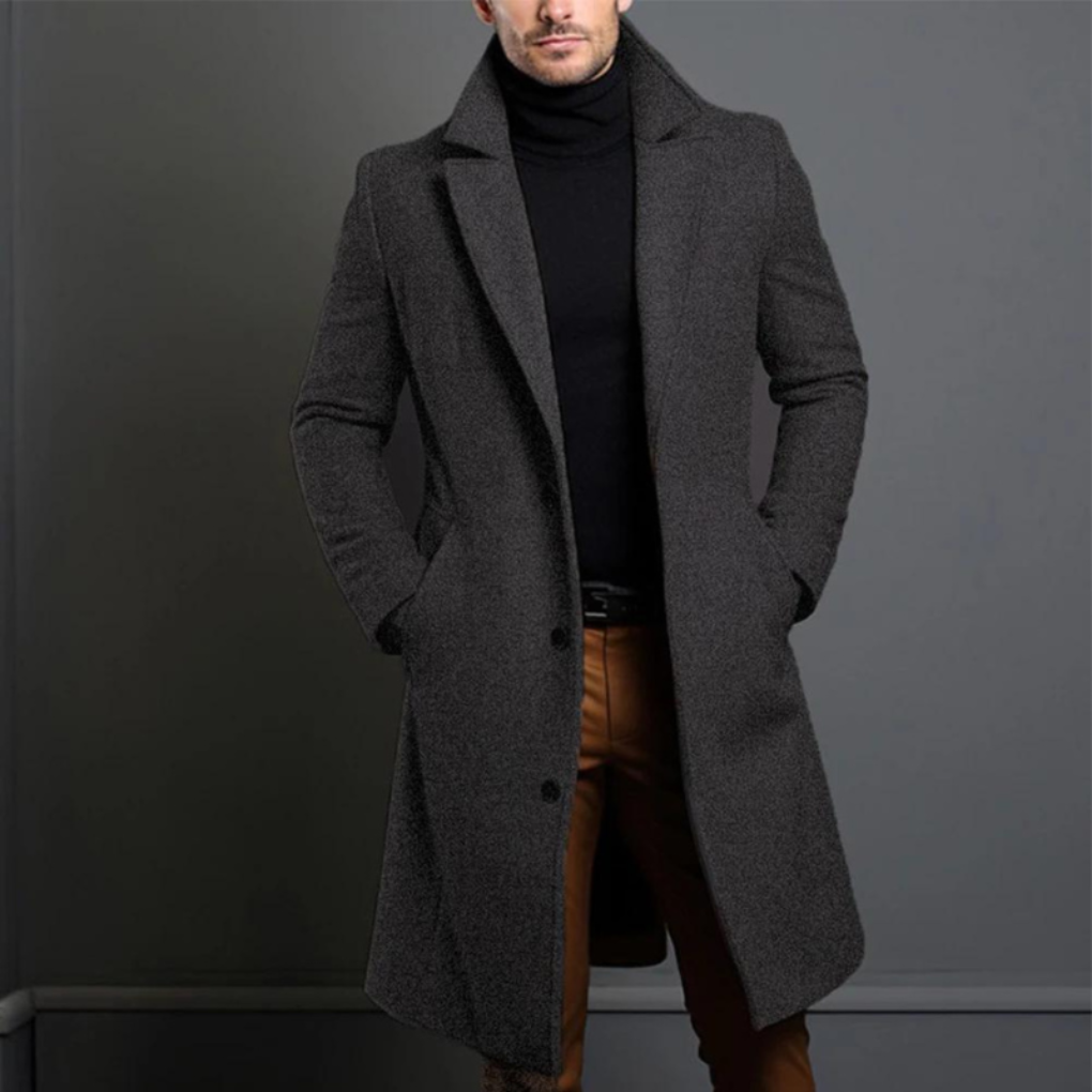 Men's Wool Coat – Timeless Style for Chilly Days