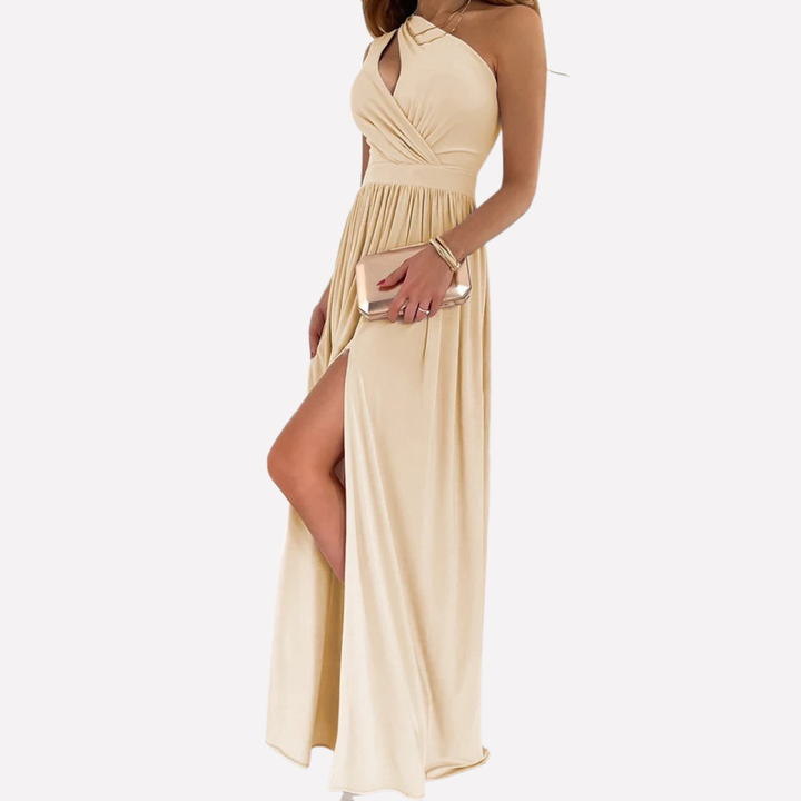Elegant Halter Neck Dress for Women