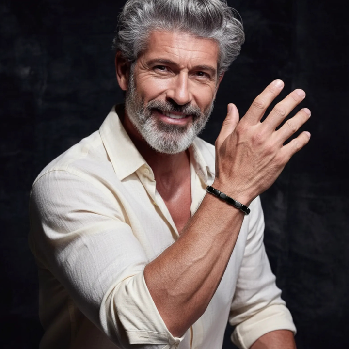Men's Hematite Bracelet – Elegance, Strength & Stylish Energy