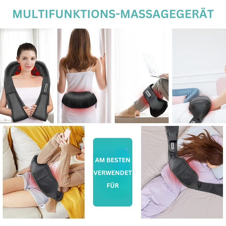 Shiatsu Massage Cushion with Infrared - AuraComfort