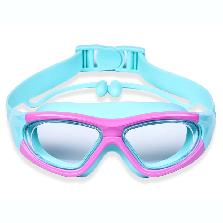 Kids' Swimming Goggles with Large Frame – Comfortable and Anti-Fog for Fun in the Water