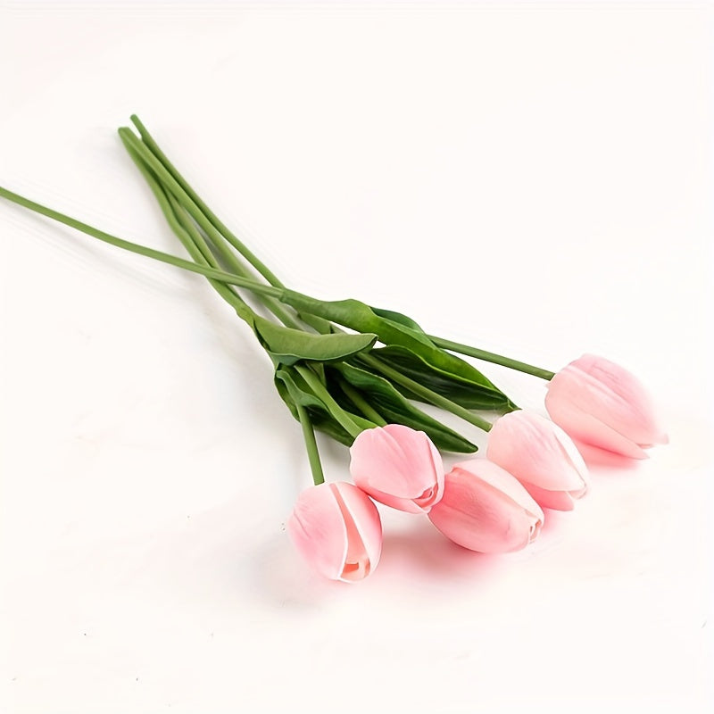 Set mit 10 realistischen Tulpen – Perfekt für Hochzeiten und Wohndekoration