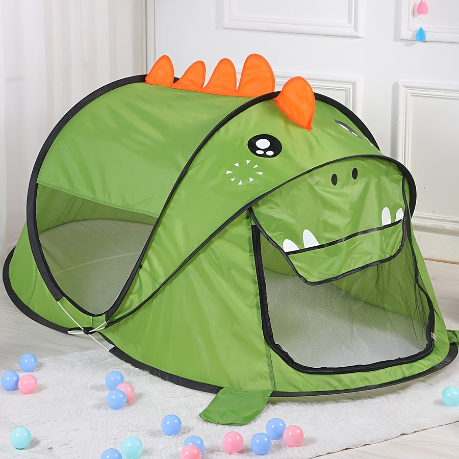 Set Pop-up-Spielzelte für Kinder mit Dinosauriern, Haien und Bären mit UPF-50-Sonnenschutz – Atmungsaktiv und tragbar für Babys und Kleinkinder