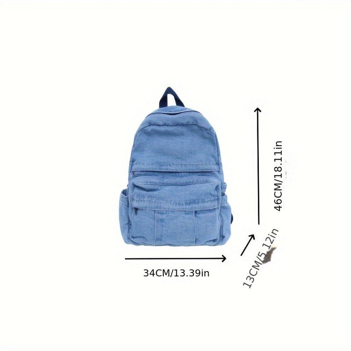 Lässiger Denim-Rucksack – Trendige und Vielseitige Reisetasche für Männer und Frauen