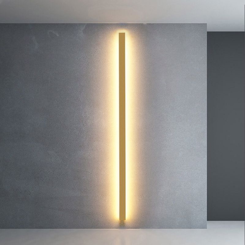 Arisha Minimalistische Lineare Wandleuchte LED Gold/Schwarz/Weiß Schlafzimmer