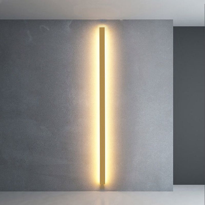 Arisha Minimalistische Lineare Wandleuchte LED Gold/Schwarz/Weiß Schlafzimmer
