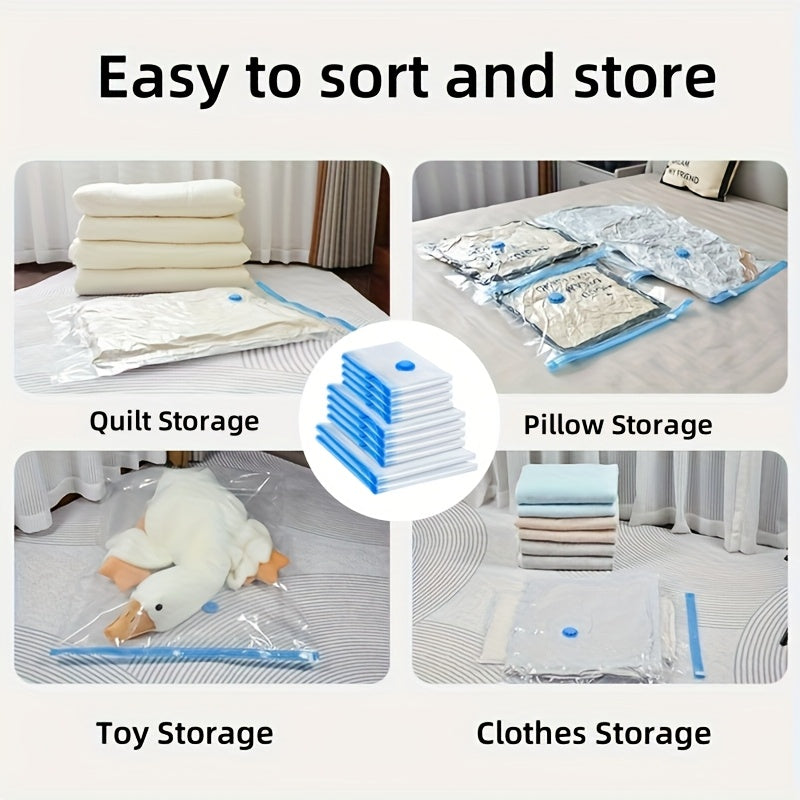 Extra Large Vacuum Storage Bag Set – Reusable, Waterproof and Space-Saving