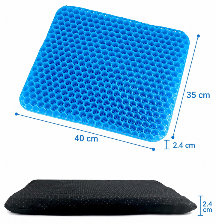 Third-Generation Honeycomb-Structure Cooling Gel Cushion