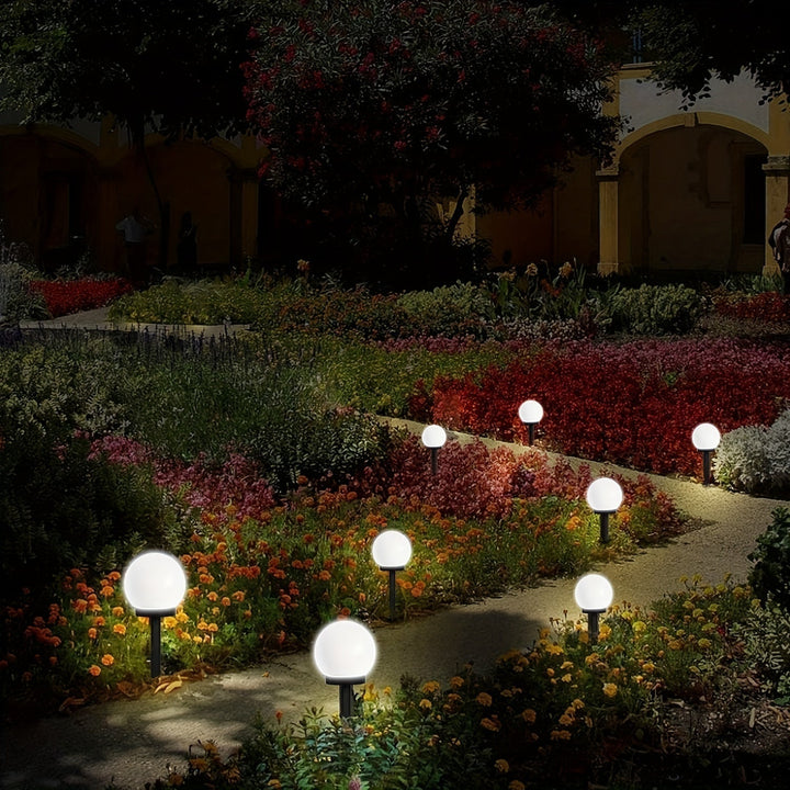 Solar LED Garden Lights – Spherical Lighting for Paths and Gardens