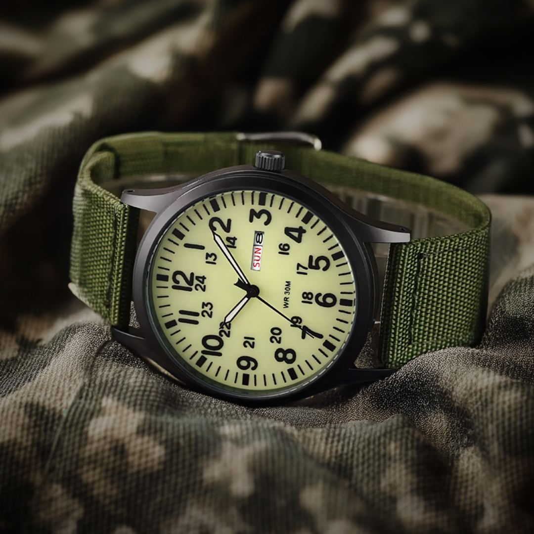Men's Outdoor Watch – 100m Waterproof, Scratch-Resistant Sapphire Glass