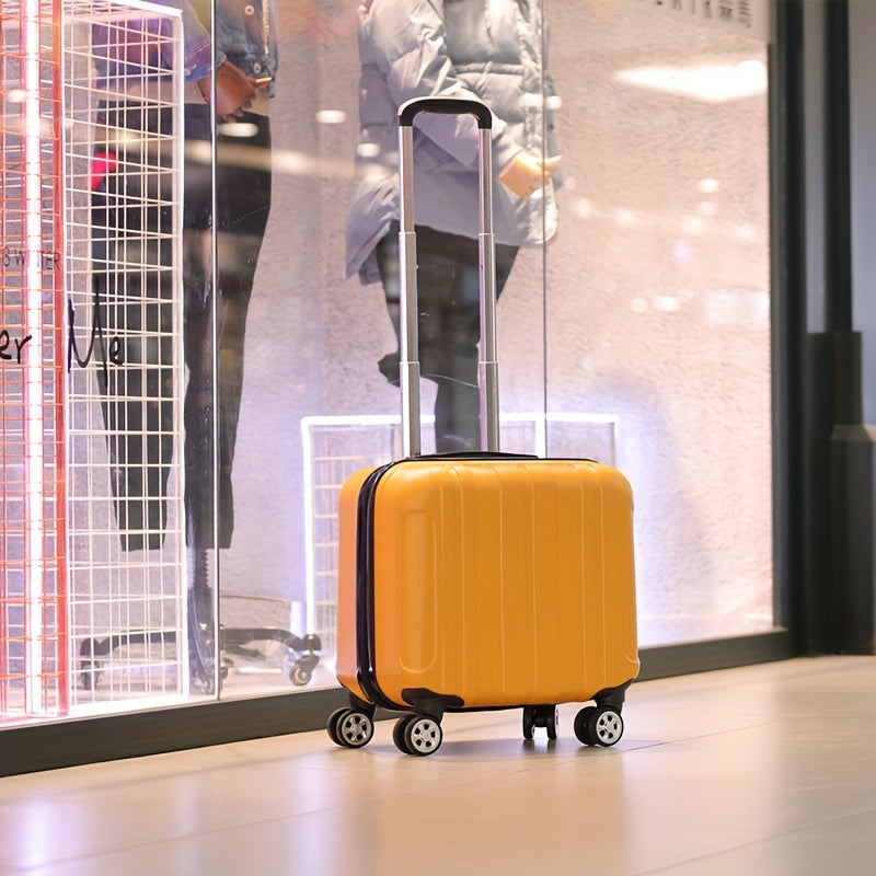 Elegant 18-Inch Suitcase – Cabin Hand Luggage with Silent Wheels and Sturdy Frame