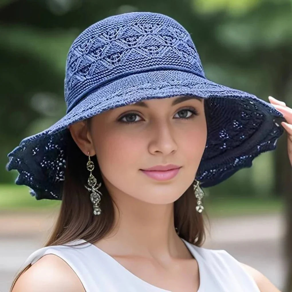 Elegant Lace Sun Hat for Women