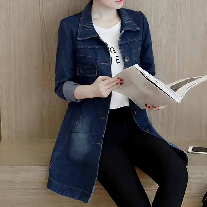 Denim Trench Coat