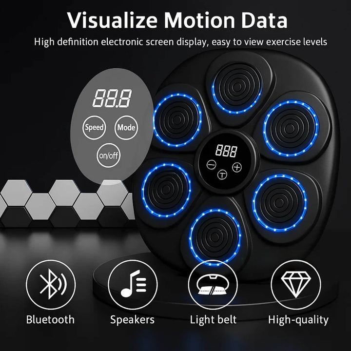 Musical Boxing Pad with Targeting Function