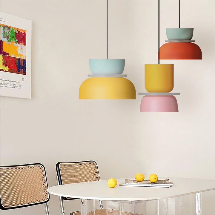 Lucie Nordic Colour Block Pendant Light