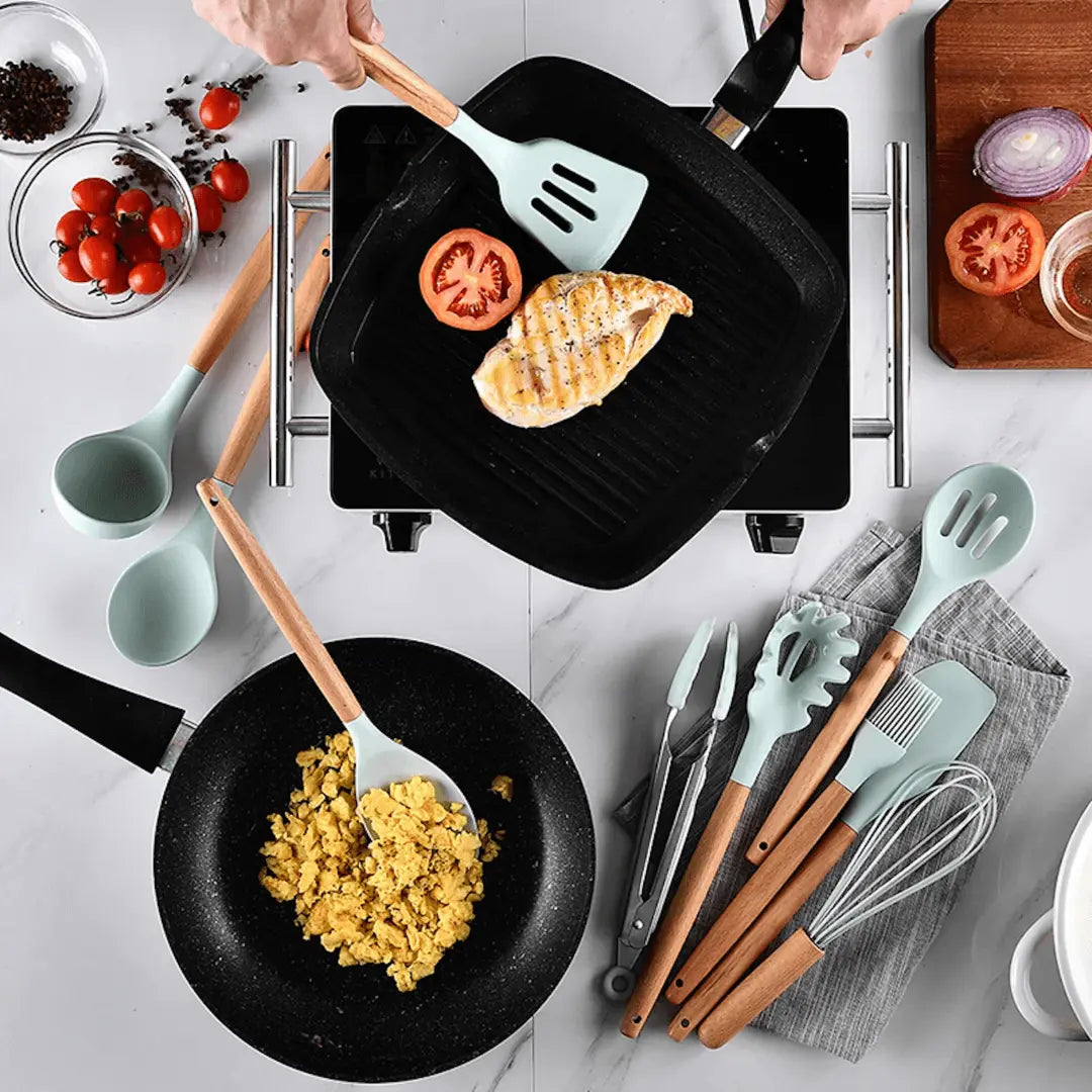 Silicone Kitchen Utensil Set - FlexiChef