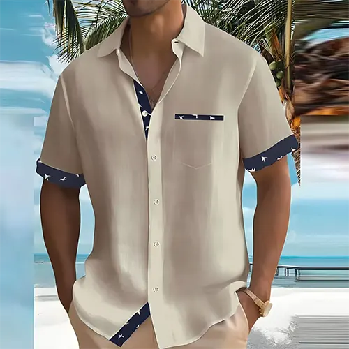 Men's Short Sleeve Summer Shirt | Breathable & Stylish