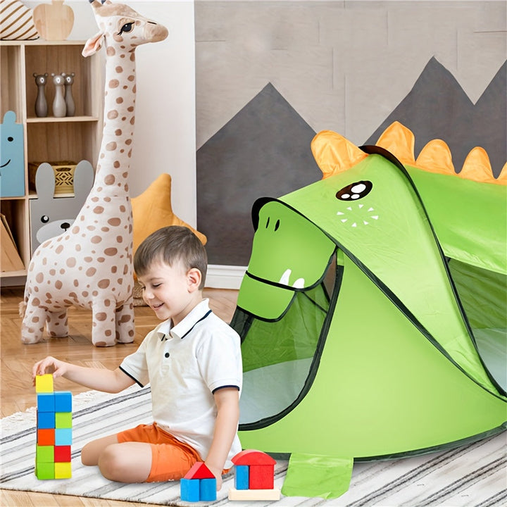 Set Pop-up-Spielzelte für Kinder mit Dinosauriern, Haien und Bären mit UPF-50-Sonnenschutz – Atmungsaktiv und tragbar für Babys und Kleinkinder