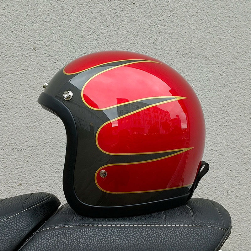 Vintage-Helm AeroGuard nach DOT- und ECE-Standard Zertifiziert