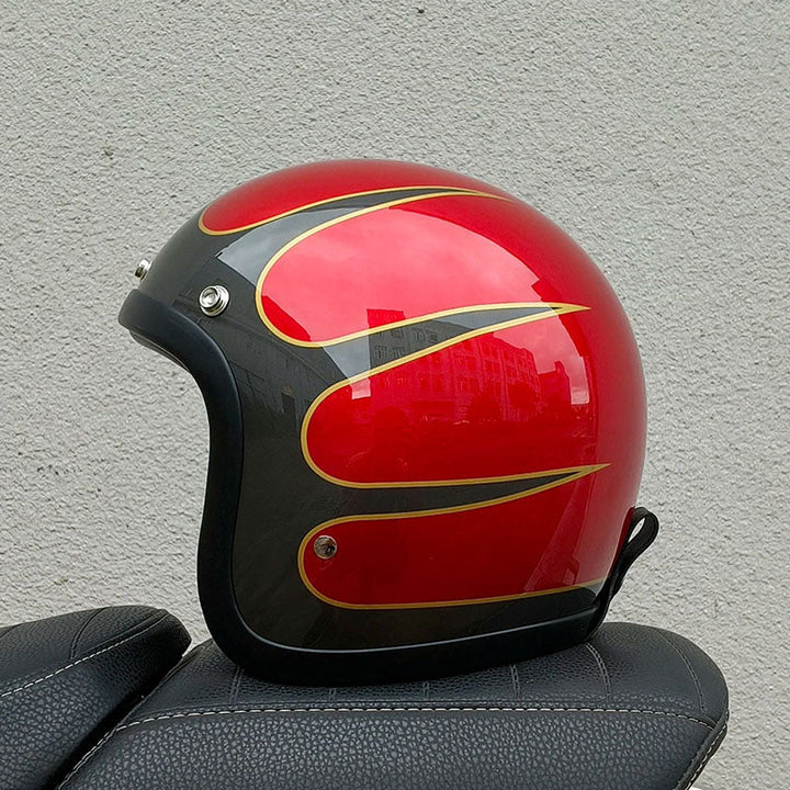 Vintage-Helm AeroGuard nach DOT- und ECE-Standard Zertifiziert