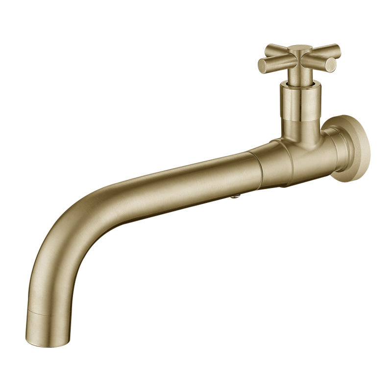 Modern Single-Lever Wall-Mounted Basin Mixer Tap with 1 Hole