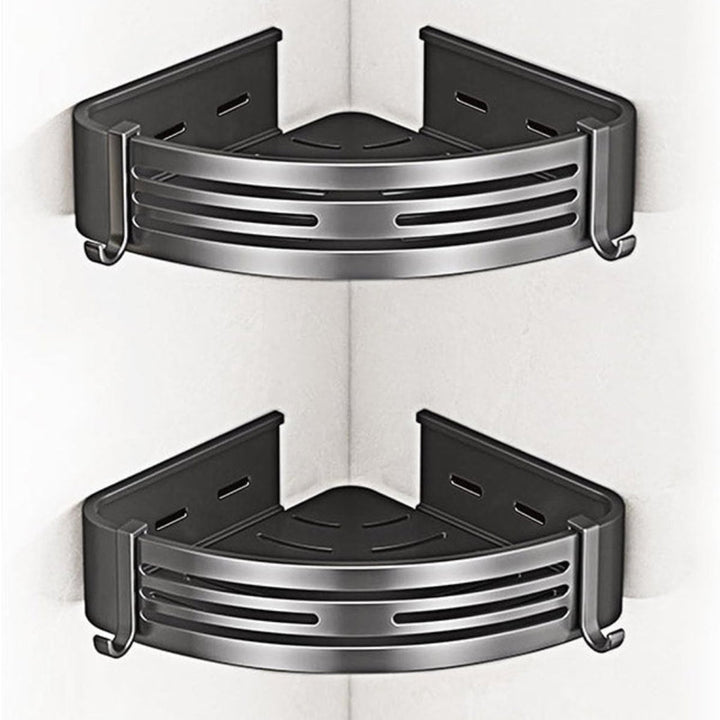 2-Tier Adhesive Corner Shower Caddy