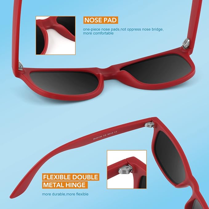 Retro Polarised 80s-Style Sunglasses - Jamie, Summer 2025 Edition