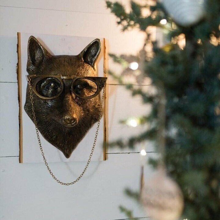 Verspielte Wanddekoration mit Tierkopf - WallCritters