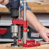Drill Press Guide for Handheld Drills - Portable, Adjustable Woodworking Jig