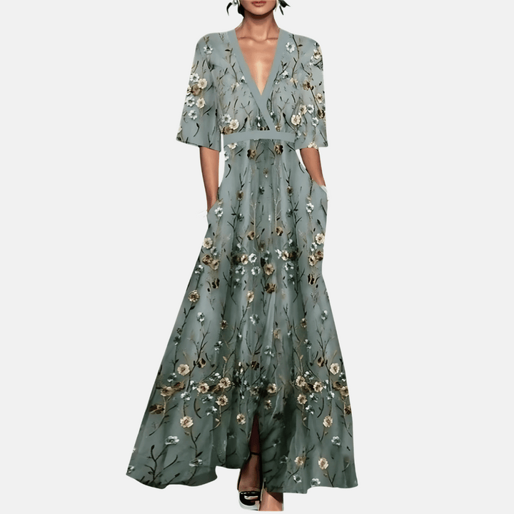 Women’s Floral Print Maxi Dress