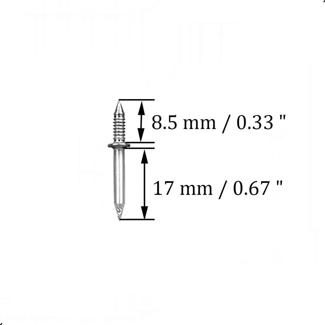 Double-Head Finishing Nails with Installation Tool - Drill-Free, Hidden-Head Installation