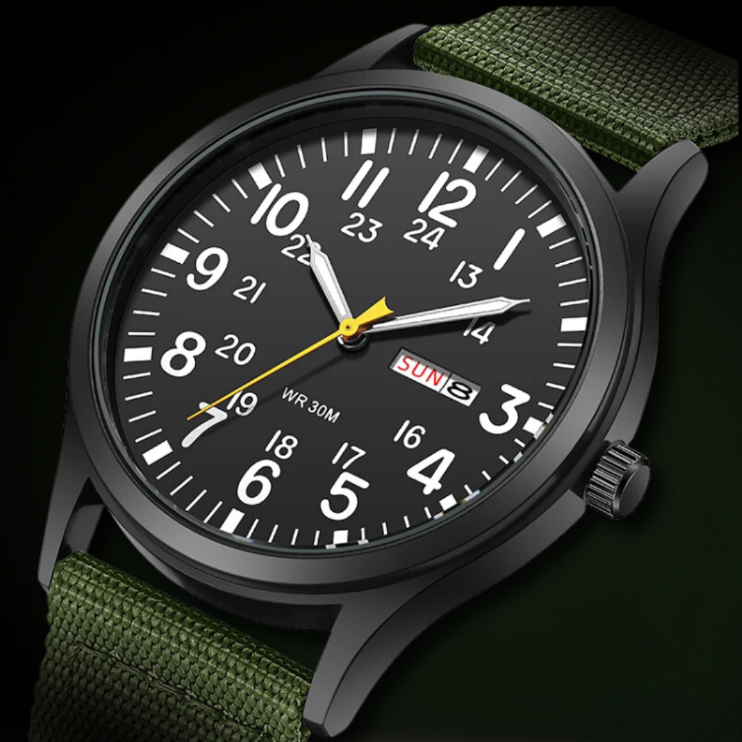Men's Outdoor Watch – 100m Waterproof, Scratch-Resistant Sapphire Glass