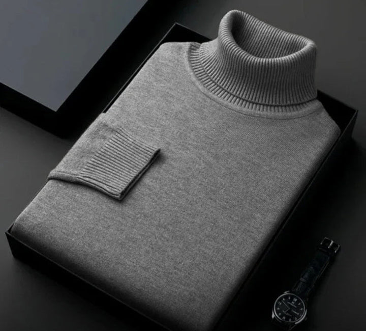 Men's Cashmere Roll Neck Jumper – Silvano