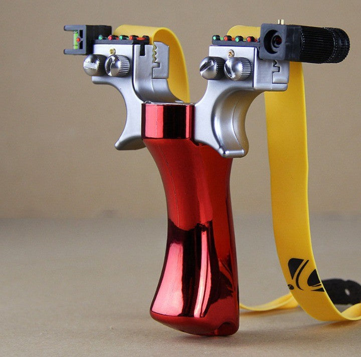 High-Precision Slingshot with Laser Lock