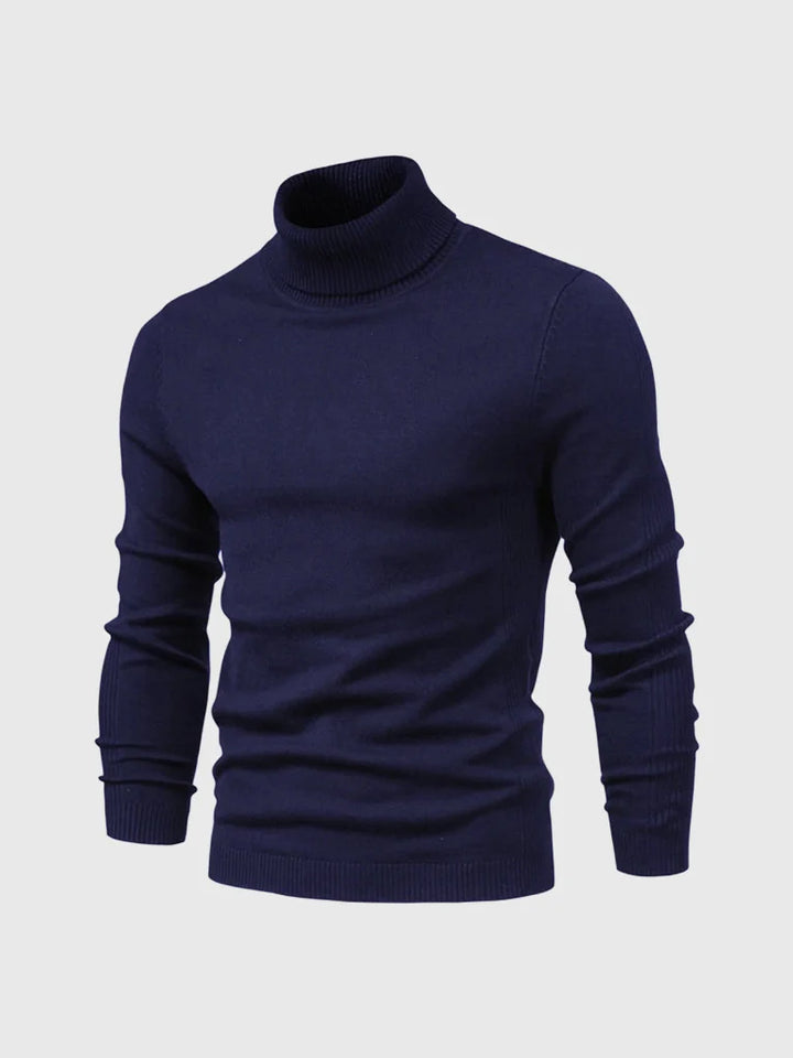 Men's Turtleneck Sweater – Washable and Versatile