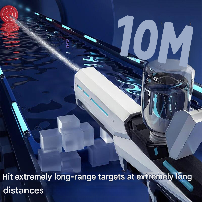 Automatic Water Gun with 1L Tank and 10m Range – Pure Summer Fun