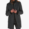 Women’s Coat with Stand Collar and Pockets